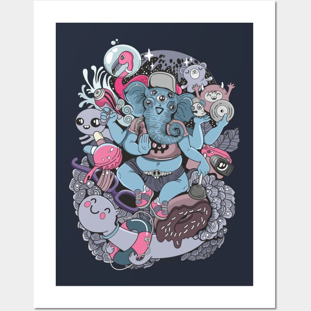 Ganesha Wall Art by idiotstile